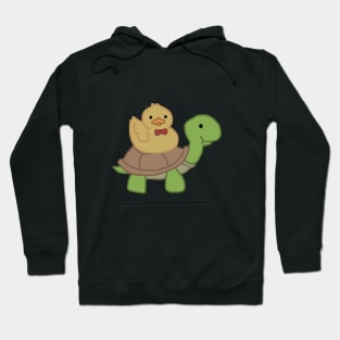 Duck on a Turtle Hoodie